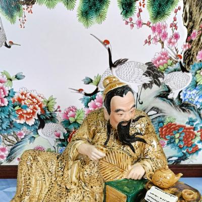 tượng thần trà, tượng gốm sứ trung quốc, tượng trung quốc